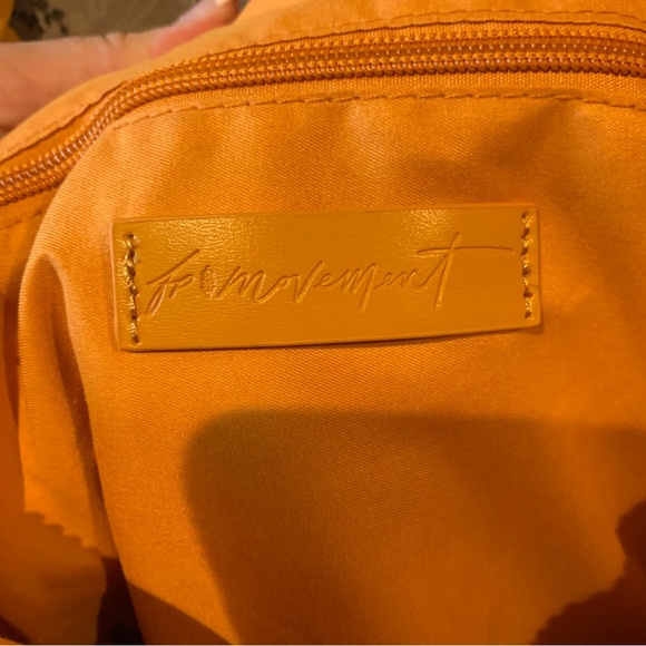 FREE PEOPLE  Quilted Shoulder Bag Mustard Yellow NWOT - Picture 5 of 6